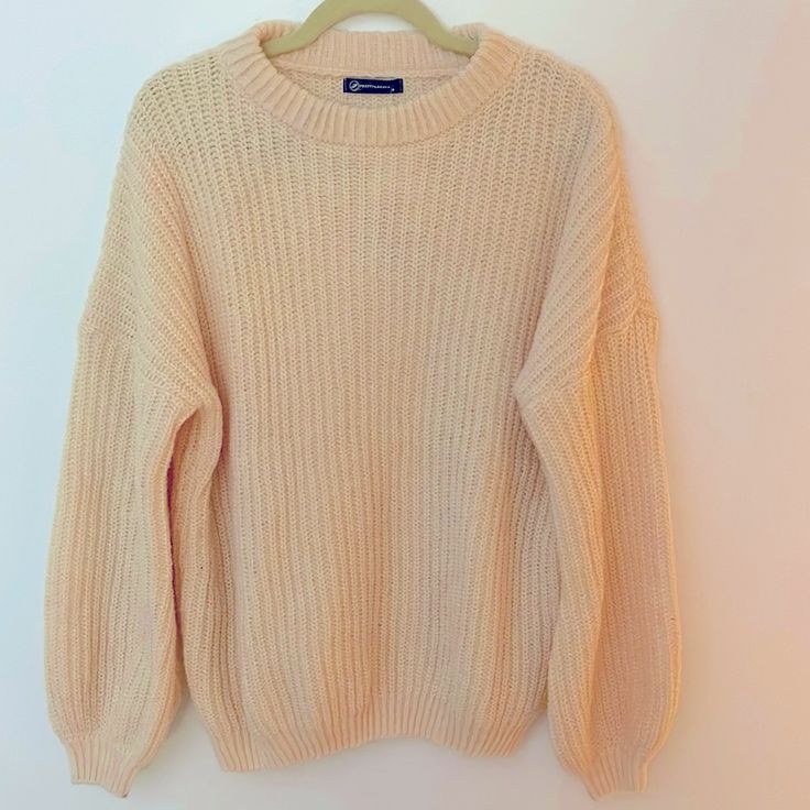 A Soft Ribbed Knit Texture Brings Classic Style To This Crew Neck Sweater. Women’s Cream Crew Neck Sweater Nwt Size Small By Pretty Garden Thrift Outfit, Pretty Garden, Knit Texture, Cream Sweater, Beige Sweater, Clean Girl, Sweater Women, Blue Velvet, Christmas List