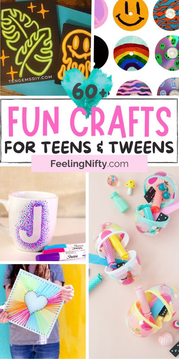 60+ Fun Craft Ideas for Teens and Tweens that Spark Creativity Crafts Age 5-7, Diy Crafts For Middle Schoolers, Craft For 10yrs, Afterschool Arts And Crafts, Craft Ideas For 6 Year, Diy Craft Fair Ideas Things To Sell, Crafts For Teen Girls To Make, Summer Camp Crafts For Kids Diy Projects, Teenage Crafts Projects