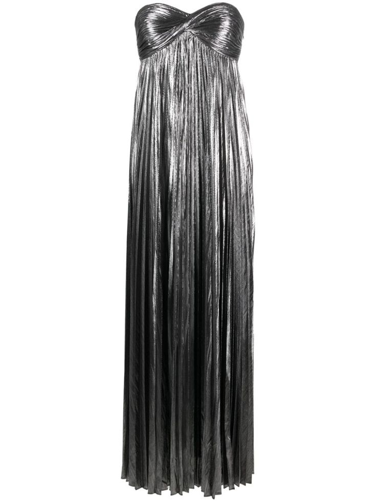 Silver Pleated Dress, Cyberpunk Dress, Holiday Brunch, Dress Silver, Floor Length Gown, Pleated Maxi Dress, Pleated Maxi, Gunmetal Grey, Silver Dress