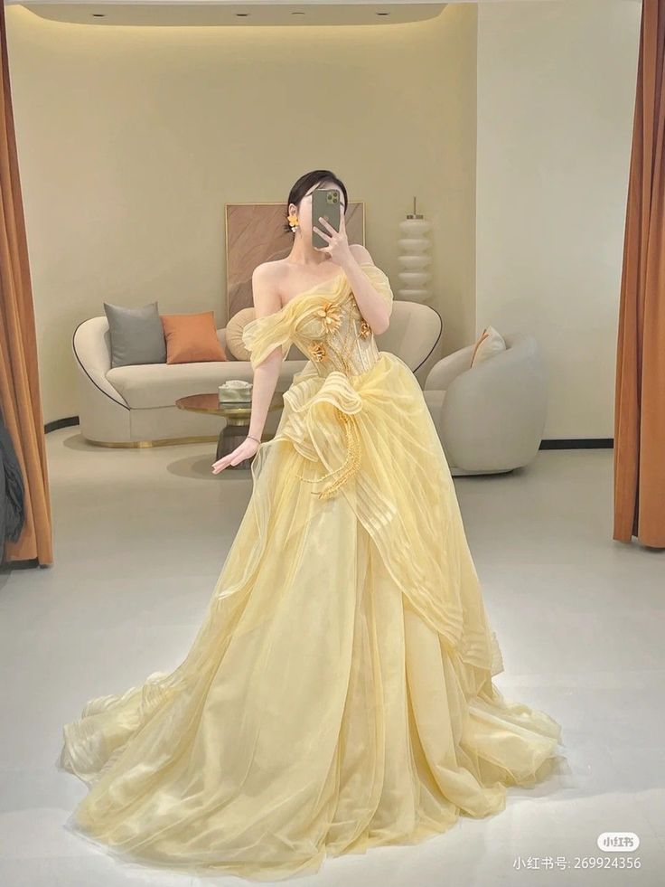 Belle Prom Dress, Yellow Princess Dress, Yellow Ballgown, Golden Yellow Dress, Debut Gowns, Masquerade Ball Gown, Fairytale Gown, Yellow Gown, Prom Dresses Yellow