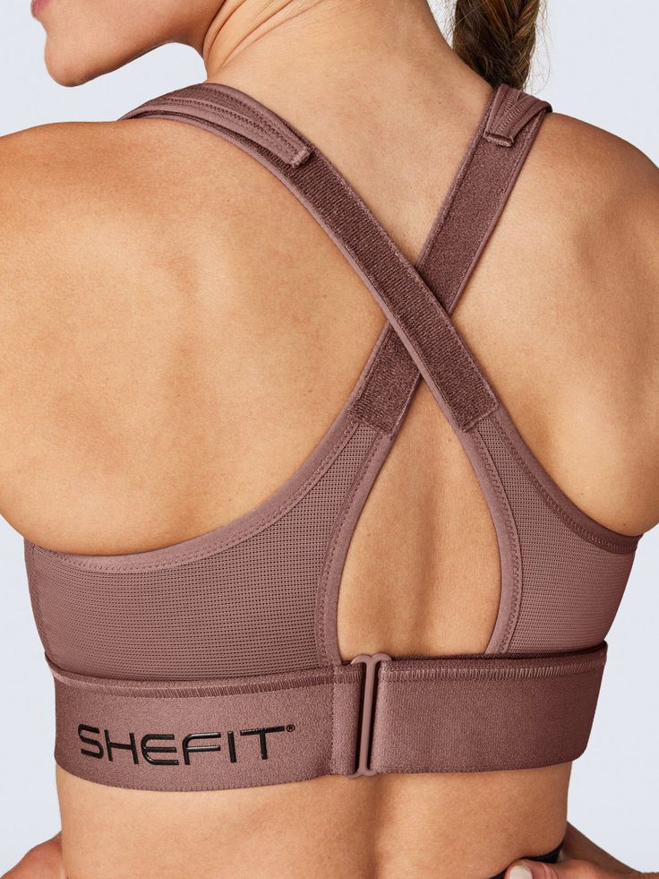 Ultimate Sports Bra® - Rose Taupe - SHEFIT Breathable Recycled Polyester Activewear For Light Sports, Functional 4-way Stretch Sports Bra For Light Sports, Supportive 4-way Stretch Activewear For Sports, Functional Activewear With Light Support And Breathable Fabric, 4-way Stretch Sweat Resistant Sports Bra For Light Sports, Sweat Resistant 4-way Stretch Sports Bra For Light Sports, Sweat-resistant Sports Bra With 4-way Stretch For Light Sports, Sweat-resistant 4-way Stretch Sports Bra For Light Sports, Supportive Nylon Activewear For Light Sports