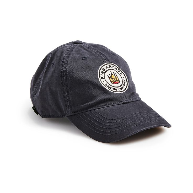 Meet your new favorite hat. This lightweight cap features a classic King Arthur patch and is made for ultimate style and comfort. Relaxed fit material made from soft cotton fabric molds perfectly for optimal comfort. | King Arthur Baking - Classic King Arthur Hat - Navy King Arthur Baking, King Arthur, Baking Sheets, Baking Tools, Baking Ingredients, Cotton Twill, Apparel Accessories, Accessories Hats, Baseball Hats