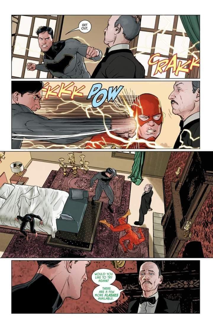 an image of a comic page with the flash in it