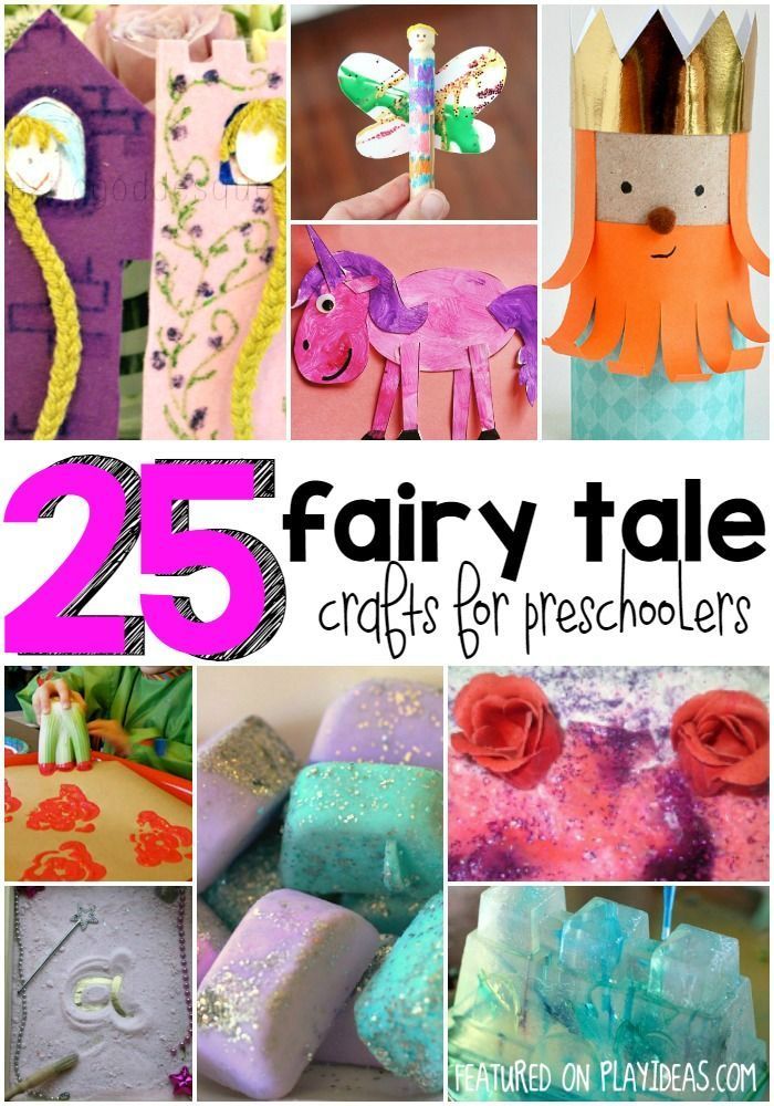 25 fairy tale crafts for preschoolers that are fun and easy to do with the kids