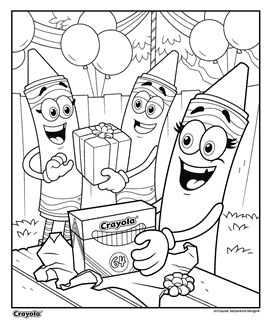 the crayons coloring pages are ready to be filled with fun and exciting activities