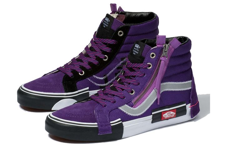 Vans Sk8Hi Reissue CAP 3MLOGO VN0A3WM1TUW Vans Sk8 Hi Reissue, Tenis Vans, Purple Sneakers, Vans Sk8 Hi, Fresh Shoes, Hype Shoes, Custom Vans, Swag Shoes, Vans High Top Sneaker