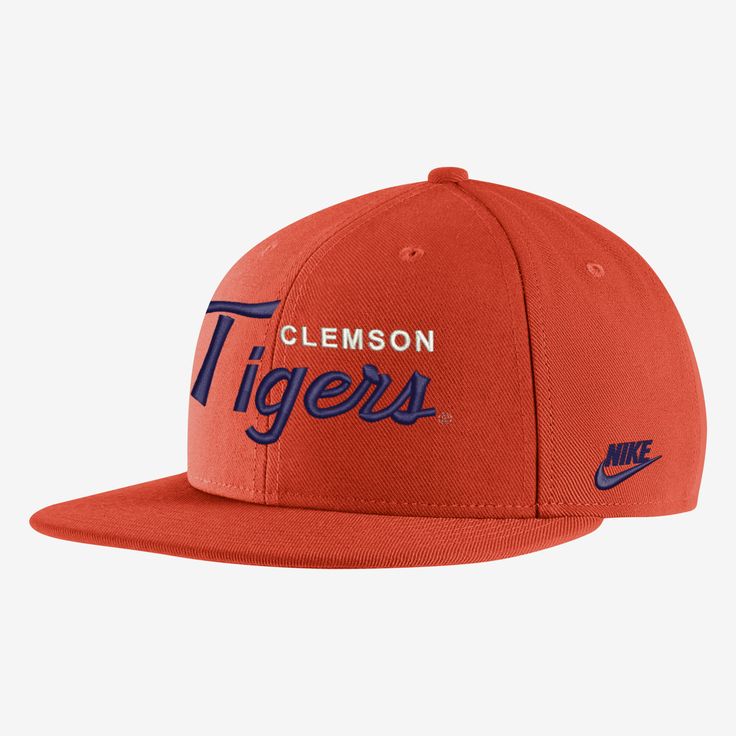 Simplify game-day outfit decisions with this retro Tigers snapback cap. Moisture-wicking technology helps keep sweat off your skin and out of your eyes when the game heats up. Nike Sports Hat One Size, Sporty Flat Bill Hats For Baseball Season, Throwback Curved Brim Baseball Cap For Sports, Sports Team Logo Fitted Baseball Cap, Game Day Adjustable Snapback Hat With Curved Brim, Nike Casual Sports Trucker Hat, Nike Casual Trucker Hat For Sports, Curved Brim Sports Fan Fitted Hat, Collegiate Team-colored Baseball Cap For Streetwear