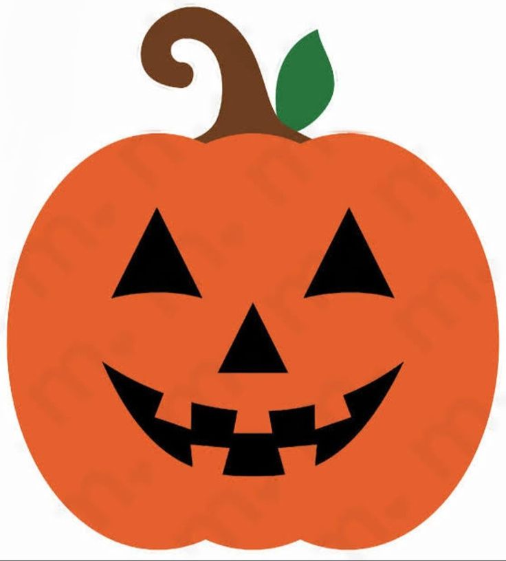 a jack o lantern pumpkin cut out on a white background