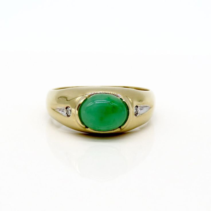 - Green Oval Opal Ring, Green Opal Oval Ring In 14k Gold, Green Emerald Oval Cabochon Ring Stamped 14k, Classic Green Opal Cabochon Ring, Classic Green Oval Opal Ring, Heirloom Green Oval Opal Ring, Green Oval Opal Ring For Formal Occasions, Classic Green Emerald Oval Cabochon Ring, Green Signet Ring With Oval Cabochon Gemstone