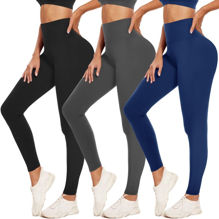 PRICES MAY VARY. 【Buttery Soft & All-Day Comfort】- Hi Clasmix Leggings for Women provide extreme comfort to your legs like a second skin, thanks to our exclusive buttery soft, non-see-through, 4-way stretch, and breathable fabric. Moisture-wicking technology ensures a sweat-free workout while delivering optimum comfort, even on the most demanding of workdays. 【Leggings for Women Tummy Control】- Our high-waisted leggings for women feature a 5.3-inch wide compression waistband that offers gentle c Non-stretch Workout Leggings, Non-stretch Leggings For Workout, Workout Legging, Soft Yoga, Free Workout, Leggings For Women, Free Workouts, Womens Workout Outfits, Best Leggings