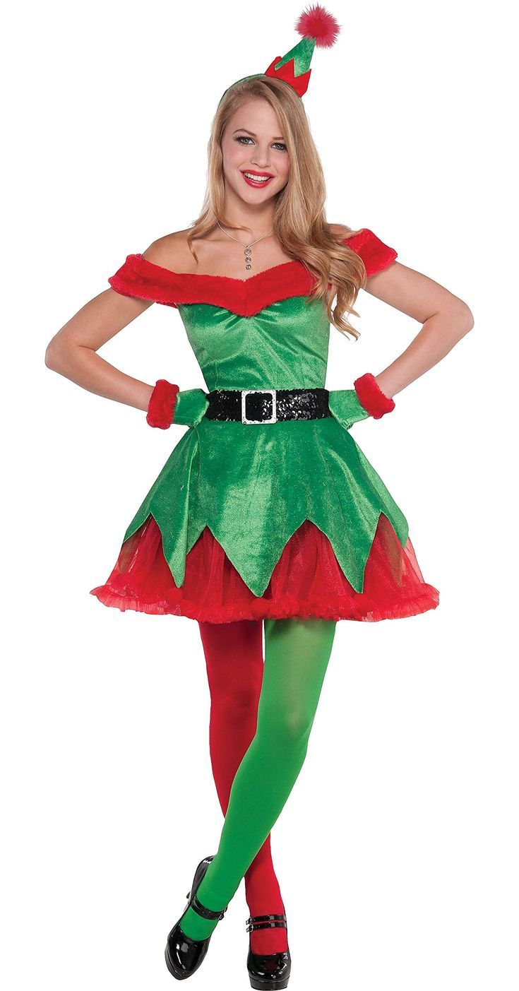 Amscan Christmas Costume, M, Green Christmas Dance Costumes, Christmas Costumes Women, Thanksgiving Dinner Outfit, Christmas Elf Outfit, Elegant Christmas Tree Decorations, Tree Costume, Christmas Elf Costume, Elf Dress, Thanksgiving Outfit Women