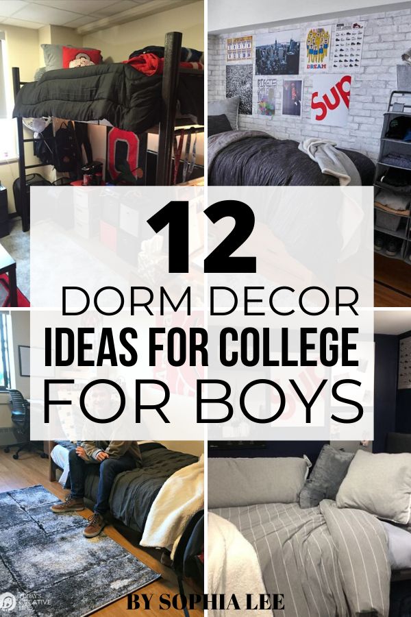 dorm room decor ideas for college boys