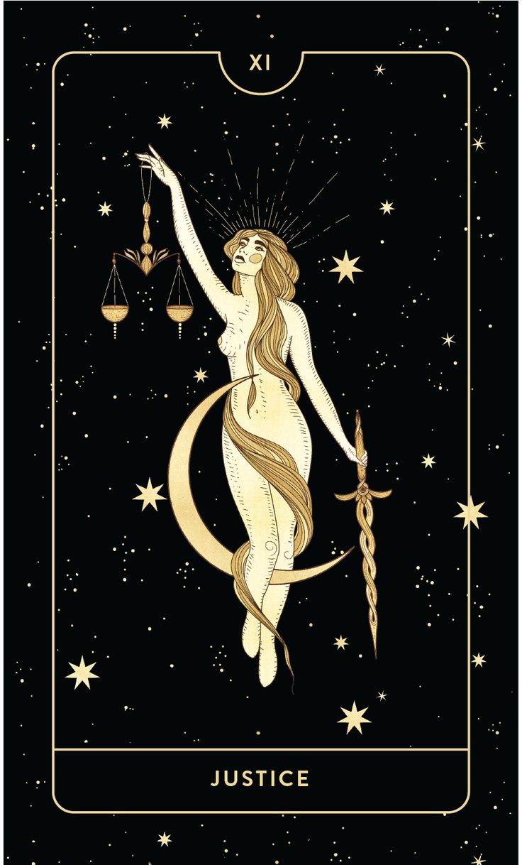 the tarot card for justice