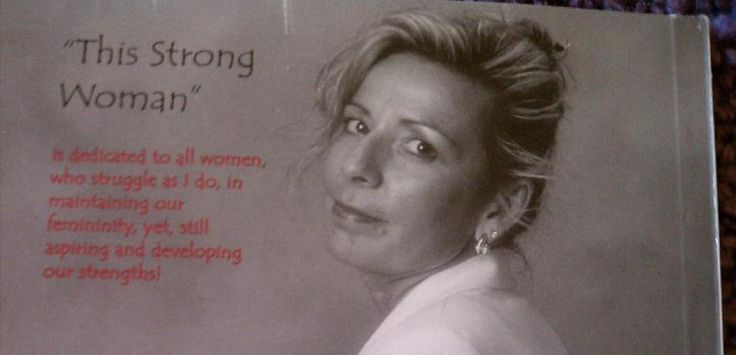 a book with an image of a woman's face and words on the cover