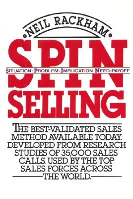 an advertisement for the new book spin selling