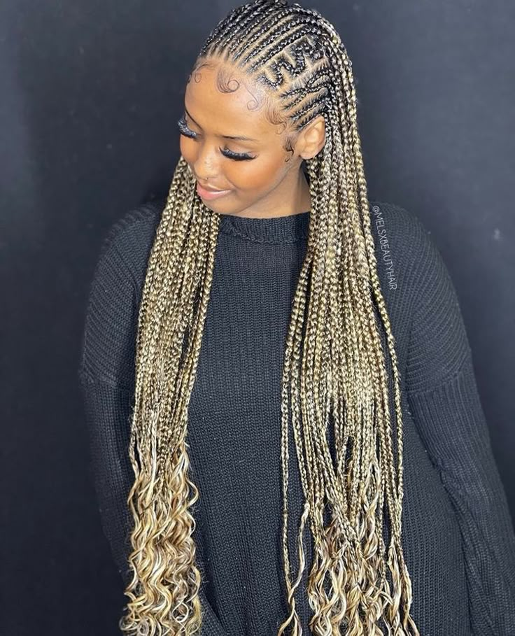 Hair Braid Designs, Haircut Selfie, Photo Hijab, Lemonade Braids Hairstyles, Braided Hairdo, Feed In Braids Hairstyles, Cute Hairstyle, Blonde Braids, Box Braids Hairstyles For Black Women