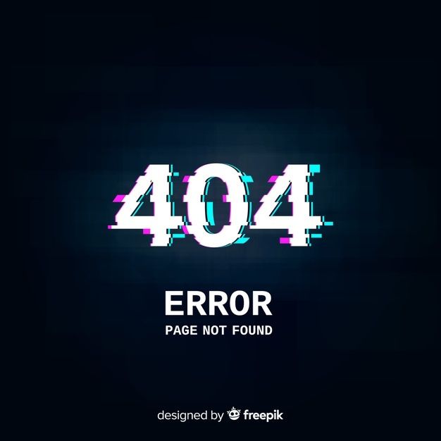 the error page for error 4044