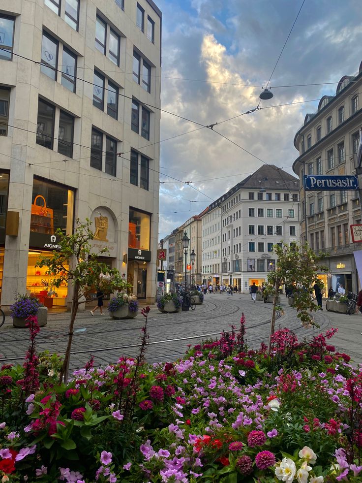 munich old town in germany. european old city architecture aesthetic. big city with tram Homes In Germany, Munich Old Town, Best Places In Germany, Germany City Aesthetic, Europe Aesthetic Germany, Germany Culture Aesthetic, Germany Trip Aesthetic, German Town Aesthetic, Travel Germany Aesthetic