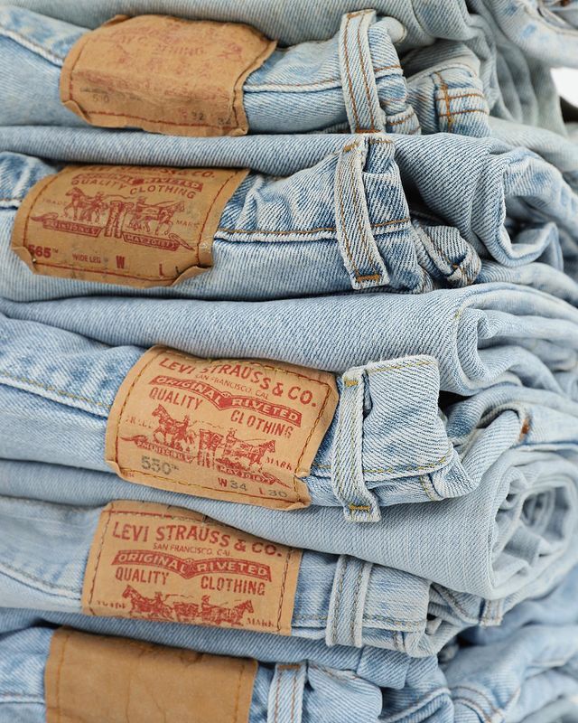 Levi Jeans Aesthetic, Jeans Storage Ideas, Levis Aesthetic, June Moodboard, Jeans Storage, Denim 2024, Jean Organization, Denim Photoshoot, Denim Aesthetic