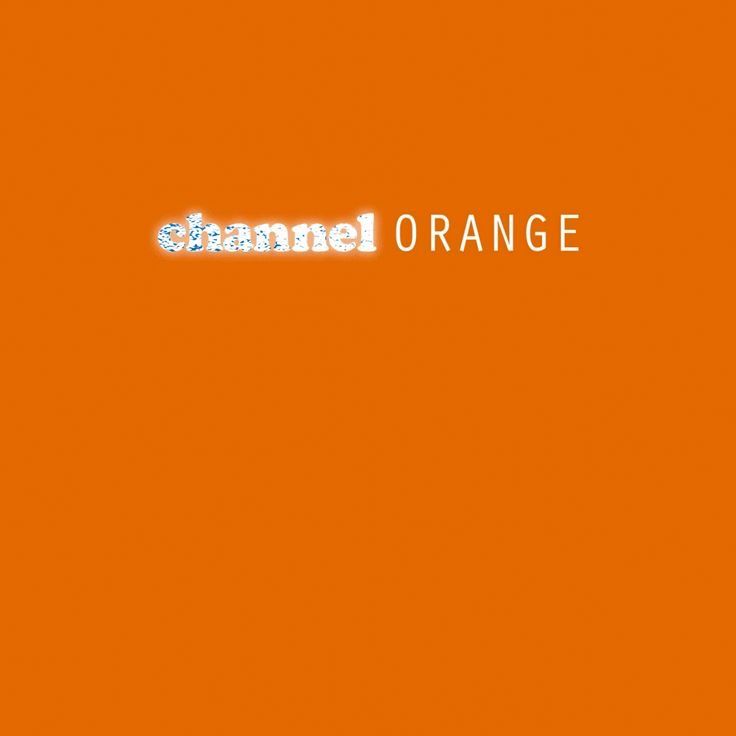 an orange background with the words channel orange