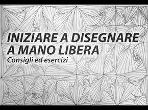 a black and white photo with the words, iniciare disegniare a mano libera consiglii ed eserci