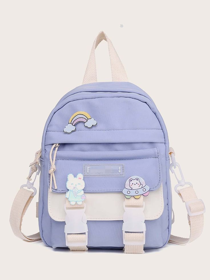 Ajustável Desenho Animado Mochila Fashion Backpack, Backpacks