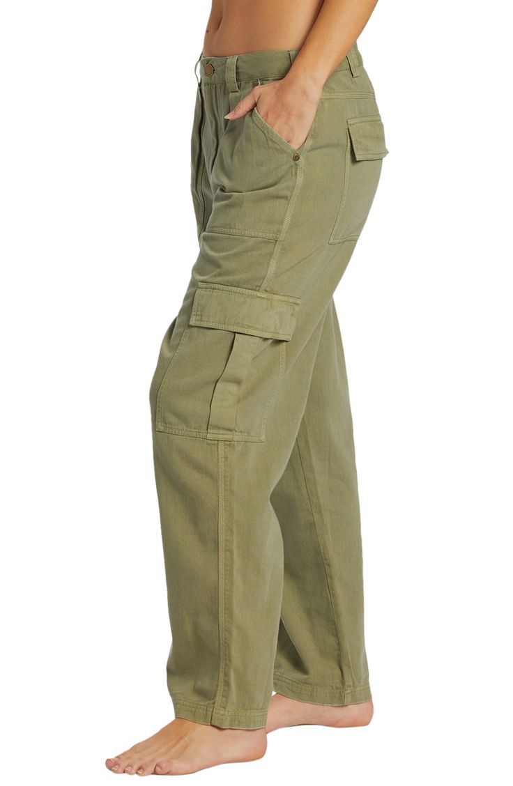 March to a utilitarian beat in these cargo pants cut from crisp cotton with a on-trend wide legs and plenty of pockets for all your daily essentials. 28" inseam; 18" leg opening; 12" front rise; 14" back rise (size 29) Zip fly with button closure Front slant pockets; back flap-patch pockets; cargo flap-patch pockets 100% cotton Hand wash, line dry Imported Utility Cotton Parachute Pants Full Length, Straight Leg Cotton Cargo Pants With Pockets, Relaxed Fit Full-length Cotton Cargo Pants, Utility Style Cotton Cargo Jeans, Full Length, Cotton Cargo Parachute Pants With Straight Leg, Cotton Cargo Style Parachute Pants With Straight Leg, Full-length Cotton Cargo Jeans With Side Pockets, Cotton Straight Leg Cargo Parachute Pants, Full-length Cotton Cargo Pants With Hip Pockets