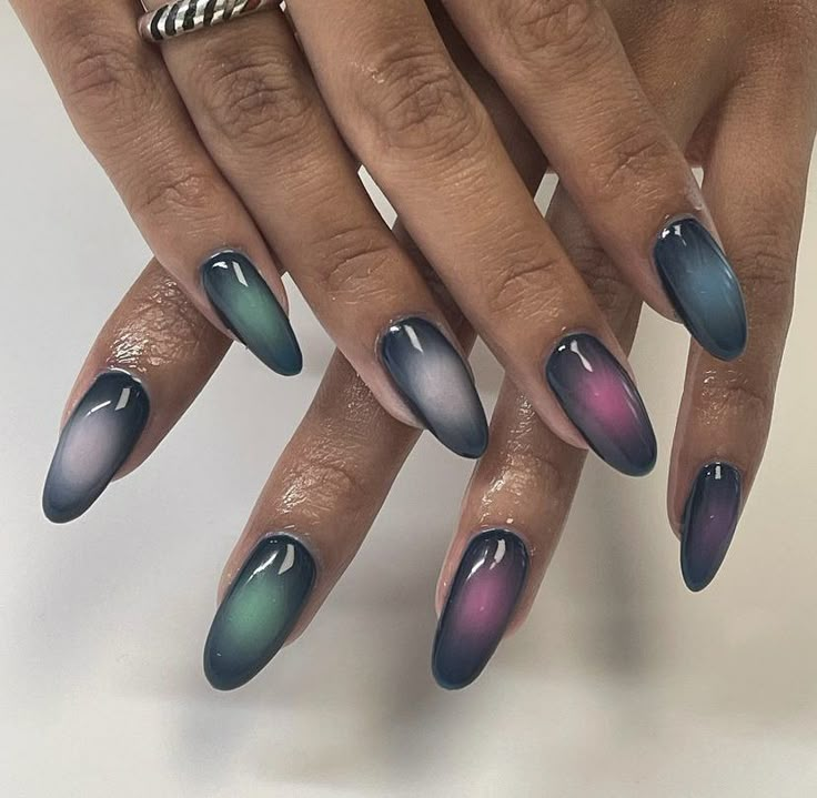 The Best Nails, Purple Ombre Nails, Nyc Nails, Aura Nails, Nail Board, Nails Inspired, Best Nails, May Nails, Nail Dip