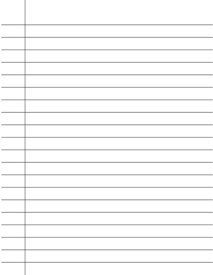 a blank lined paper with lines on it