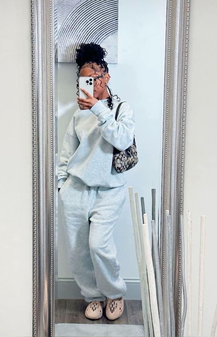 Cold Outfits Black Women, Comfy Outfits Black Women, Outfit London, Simple Fits, Chill Fits, Cute Lazy Day Outfits, Outfit Inspo Casual, Chill Outfits, Lazy Day Outfits