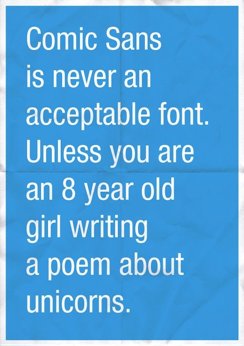 Image result for comic sans unicorns