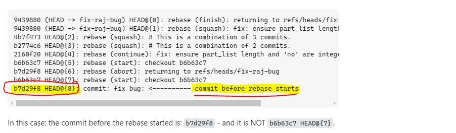 Commit before rebase started