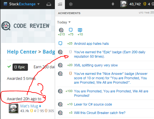 Awarded 20h ago? Really??