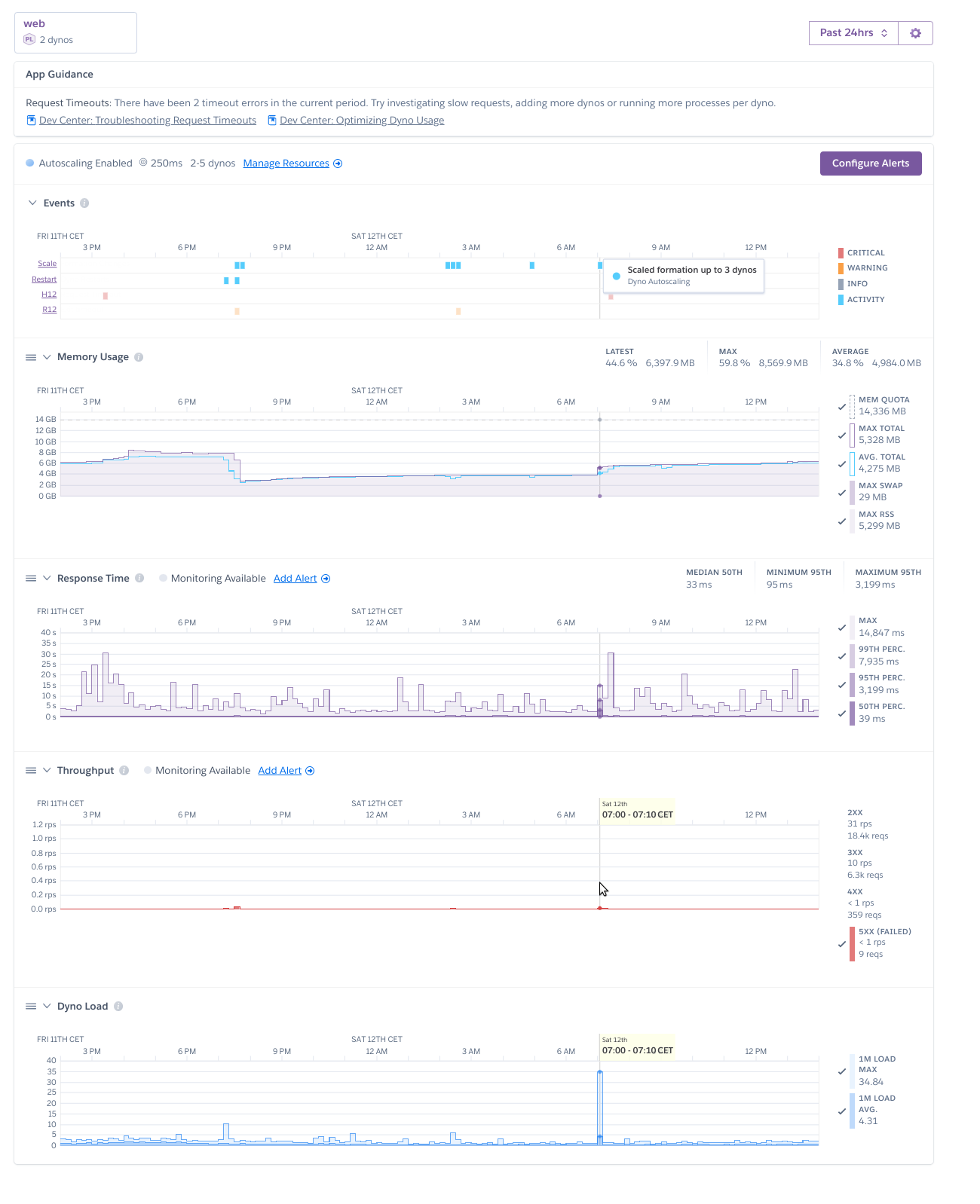 Heroku Metrics