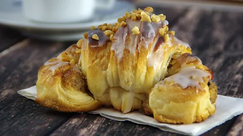 Traditional polish st. Martins croissant at Poznan bakery (Credit: Getty Images)