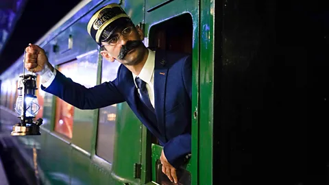 Conductor of the Polar Express train ride (Credit: Alamy)