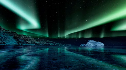 The northern lights in Greenland (Credit: Getty Images)