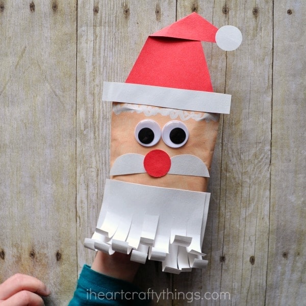 envelope santa puppet 5