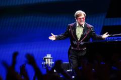 Elton John en el O2 Arena, de Londres, en abril de 2023