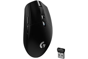 Logitech G305 LIGHTSPEED Wireless Gaming Mouse, Hero 12K Sensor, 12,000 DPI, Lightweight, 6 Programmable Buttons, 250h Batter