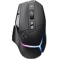 Logitech G502 X Plus Lightspeed Wireless Optical Mouse - LIGHTFORCE hybrid switches, LIGHTSYNC RGB, HERO 25K gaming sensor, c