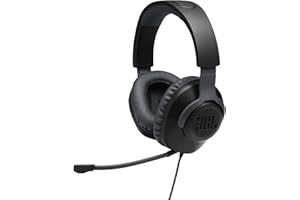 JBL Quantum 100 - Wired Over-Ear Gaming Headphones - Black, Large