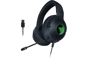 Razer Kraken V3 X Wired USB Gaming Headset: Lightweight Build - Triforce 40mm Drivers - HyperClear Cardioid Mic - 7.1 Surroun