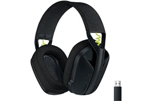 Logitech G435 LIGHTSPEED Wireless Bluetooth Gaming Headset - Lightweight, built-in mics, 18h battery, compatible with Dolby A