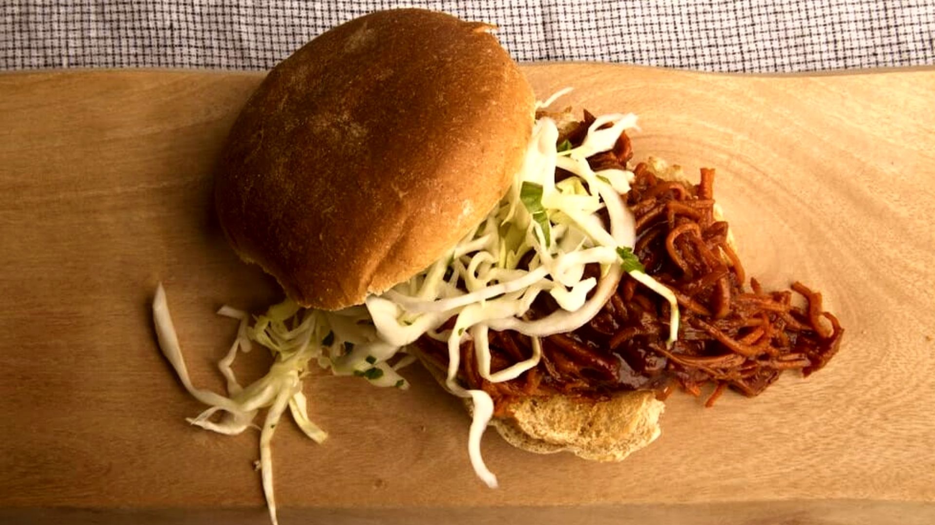 BBQ "Pulled" Carrot Sandwich -anti cancer recipes- cook for your life