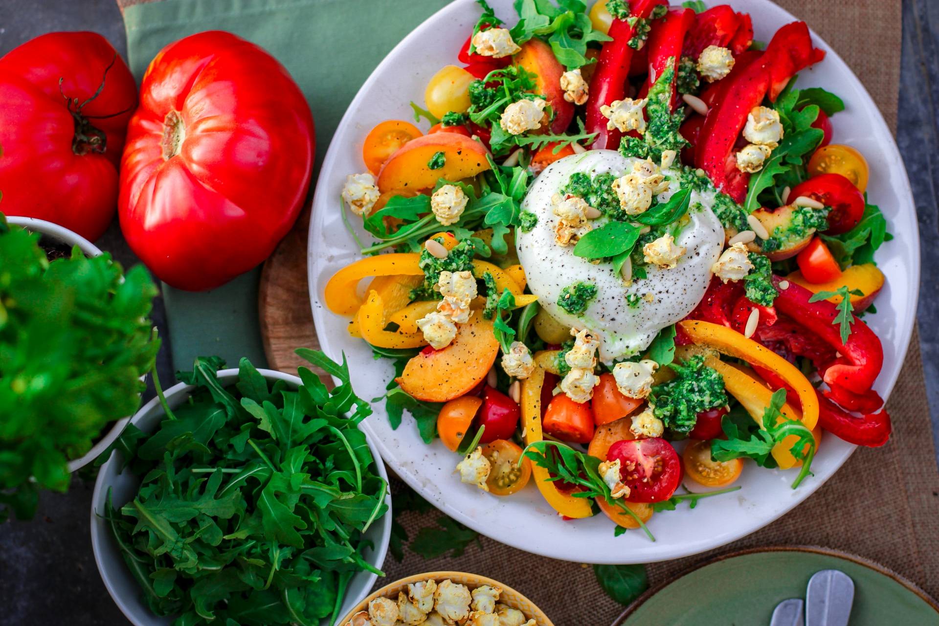 Peppers and arugula for cancer prevention