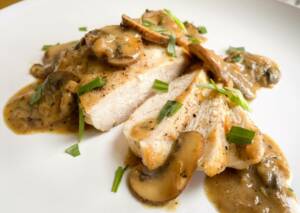 Chicken With French-Style Pan Sauce Recipe Image