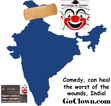 
Go Clown
You are invited to the Comedy Fest as India's Biggest Comedy in Literature is here. Creating a Buzz in the Social Media & in the Indian Comedy Books World!

With over 1800,000 Views for the Official Trailer on Facebook & YouTube combined, besides 400,000 other Social Media engagements, the #AccheDin for Comedy “Go Clown” is finally here!

India's First Novel with Facebook posts and Chat conversations in the Story!!
Stay tuned for your gift with the book which is said to be more than 2000 years old!

https://Facebook.com/GoClownComedyBook
https://Youtube.com/c/GoClown
https://Google.com/+GoClown
https://www.GoClown.com
https://Twitter.com/GoClown_Book


"Some like Gold ship, 
 Some like Silver ship. 
 Your Father might like his own ship, 
Anyhow, he won't give me any ownership.
Screw this Friendship!
But, oh my Pretty Girl, 
Let’s board my Love ship!"
-	The Clown
