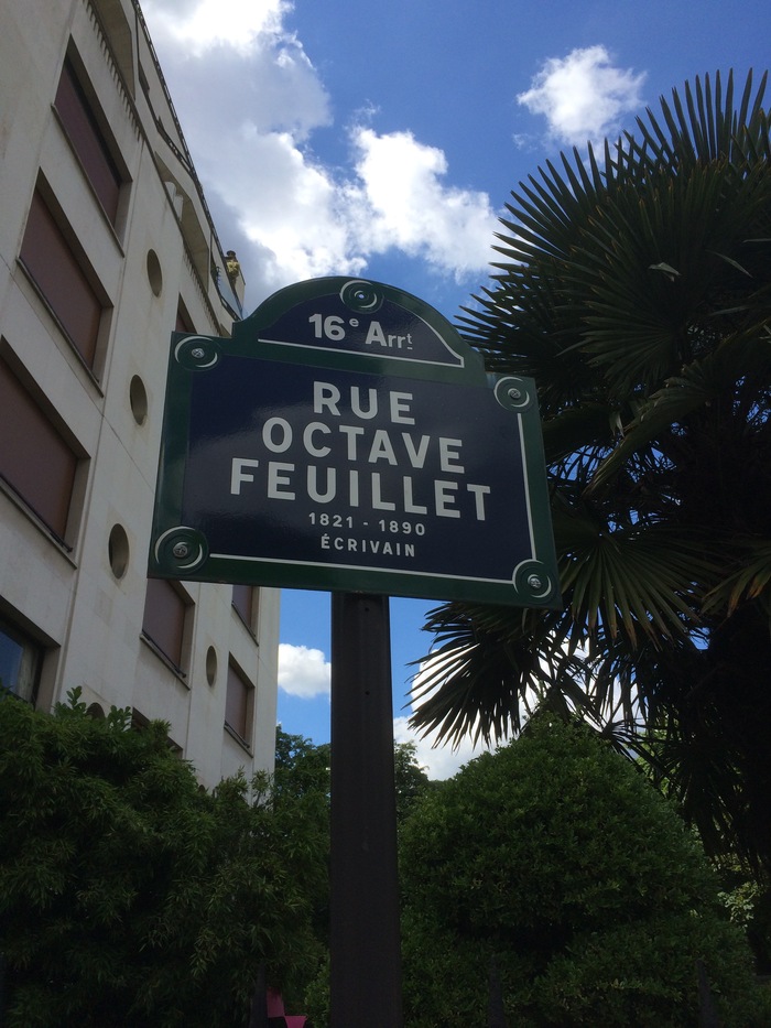 Rue Octave Feuillet street sign