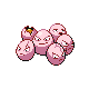 Imagen de Exeggcute macho o hembra en Pokémon Oro HeartGold y Plata SoulSilver